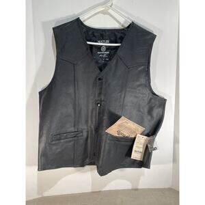 Hustler Born To Ride Leather Jacket Larry Flint